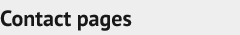 Contact pages